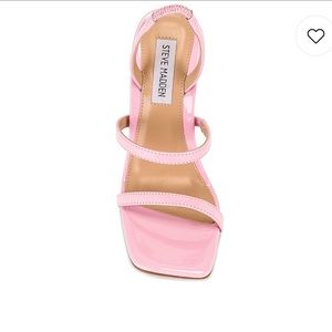 Gracey heel in patent pink